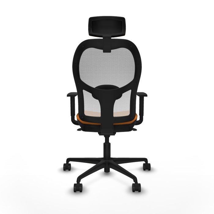 PIQUERAS Y CRESPO Silla de oficina Jorquera Naranja y Blanco