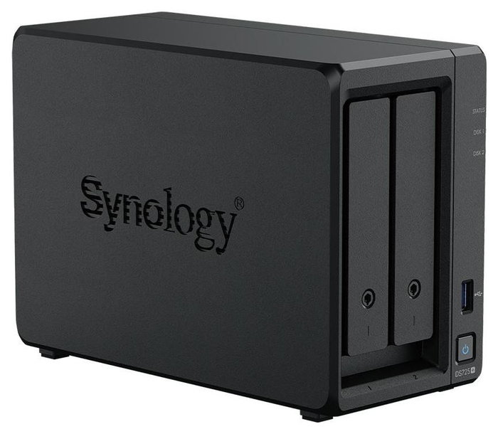 Synology DS725+ Servidor NAS de 2 Bahías con 4 GB RAM