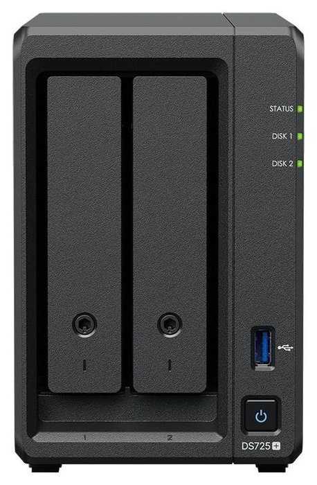 Synology DS725+ Servidor NAS de 2 Bahías con 4 GB RAM