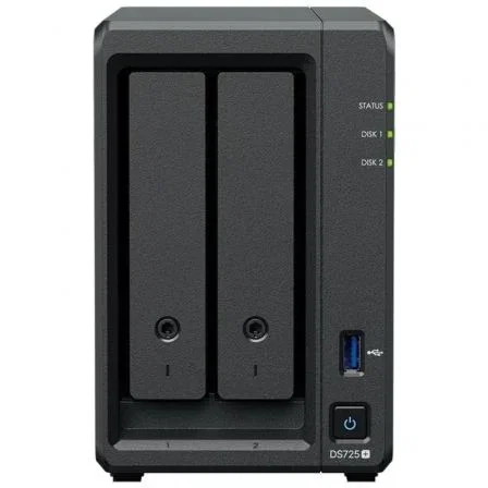Synology DS725+ NAS Torre 2 Bahías 3.5"-2.5" 4GB DDR4 2.5GbE Synology DS725+ NAS Torre 2 Bahías 3.5"-2.5" 4GB DDR4 2.5GbE