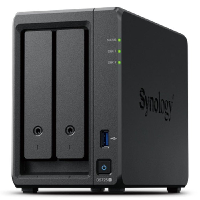 Synology Disk Station DS725+ Servidor NAS con procesador AMD Ryzen y 4GB de RAM Synology Disk Station DS725+ Servidor NAS con procesador AMD Ryzen y 4GB de RAM