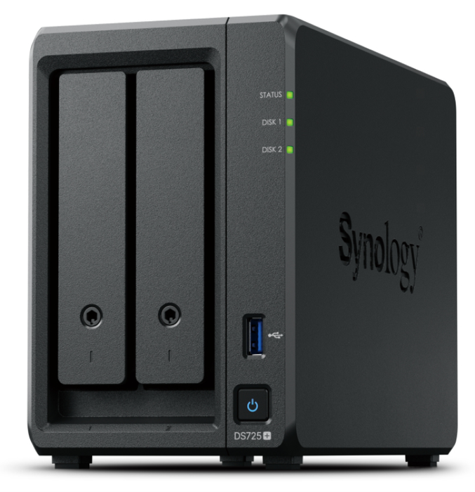 Synology DiskStation DS725+ NAS de 2 bahías con AMD Ryzen y 4 GB RAM Synology DiskStation DS725+ NAS de 2 bahías con AMD Ryzen y 4 GB RAM