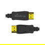 MediaRange Cable DisplayPort MRCS248 2.1, 2 m, 40 Gbps, 7680x4320 120Hz, Negro, para Conectar y Usar