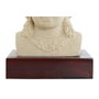 DKD Home Decor Figura de Busto de Deidad Javanesa en Cemento