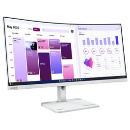 Lenovo L34w-4c 34 pulg. Monitor Ultra Ancho UWQHD Curvo VA 120Hz