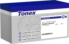 Tonex Tóner Amarillo Compatible Brother TN-423Y - 4.000 Páginas