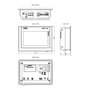 Siemens SIMATIC TP700 Comfort Panel 6AV2124-0GC01-0AX0 con pantalla TFT de 7 pulgadas