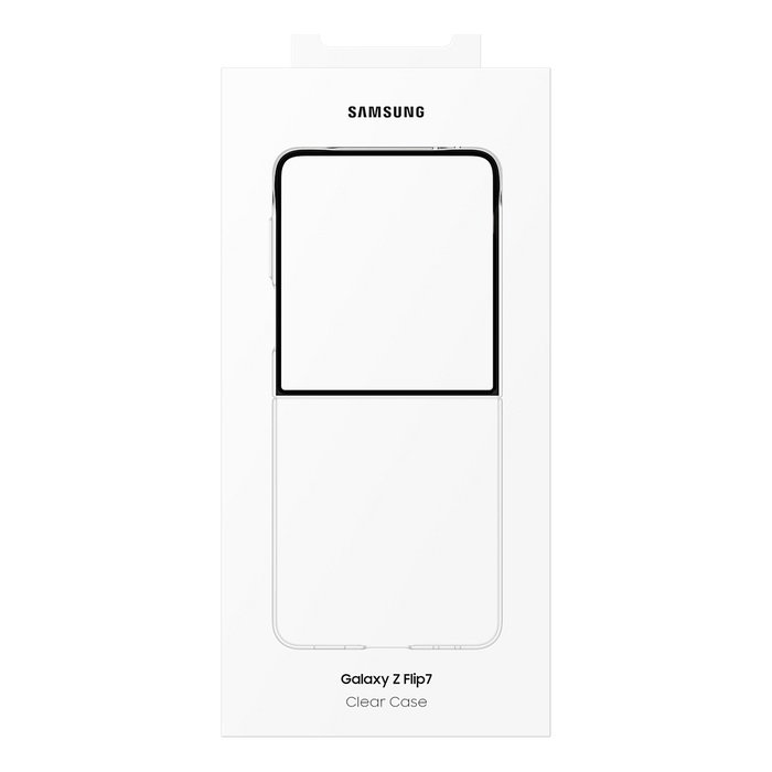 Samsung Clear Case para Galaxy Z Flip7 - Transparente