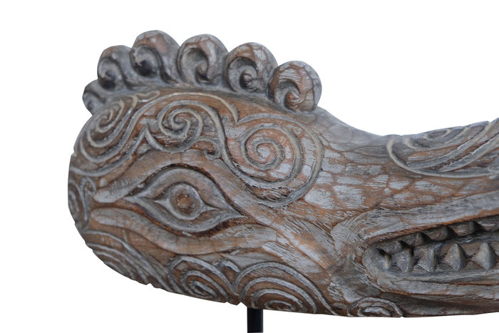 DKD Home Decor Figura Suar Hierro Máscara Tribal