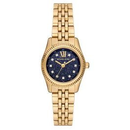 Michael Kors MK4802 Reloj para Mujer Dorado con Esfera Azul