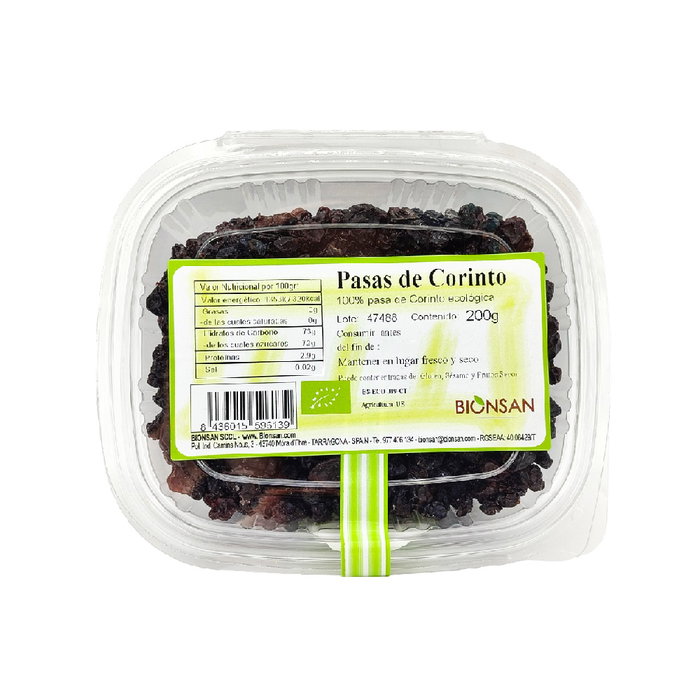 BIONSAN Pasas Corinto 210 g
