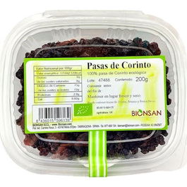 BIONSAN Pasas Corinto 200 Gr.