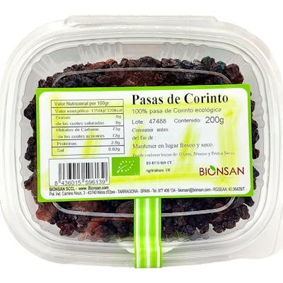 BIONSAN Pasas Corinto 200 Gr. BIONSAN Pasas Corinto 200 Gr.