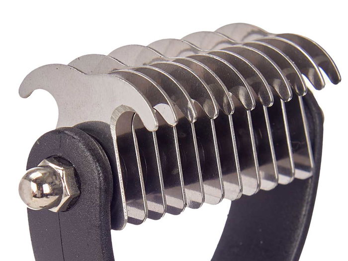 Mascow Cepillo Cuchillas Mascota con Mango Silicona Negro 6.5 x 17 x 3 cm (Set de 24)