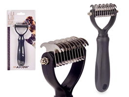 Mascow Cepillo Cuchillas Mascota con Mango Silicona Negro 6.5 x 17 x 3 cm (Set de 24)