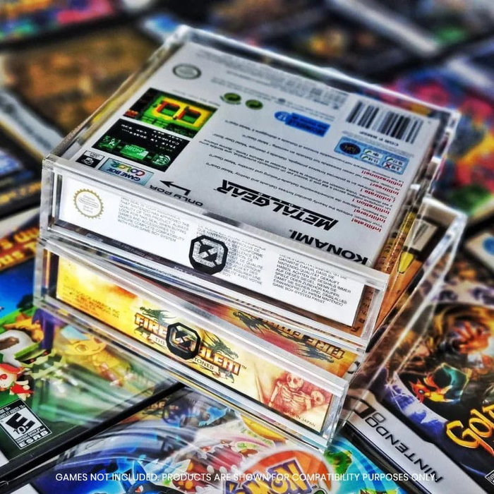 Caja de acrílico pack de 2 Protector para Gameboy/Gameboy Advance Games