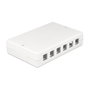 DeLOCK Keystone Leergehäuse 12 Port 86172 Blanco