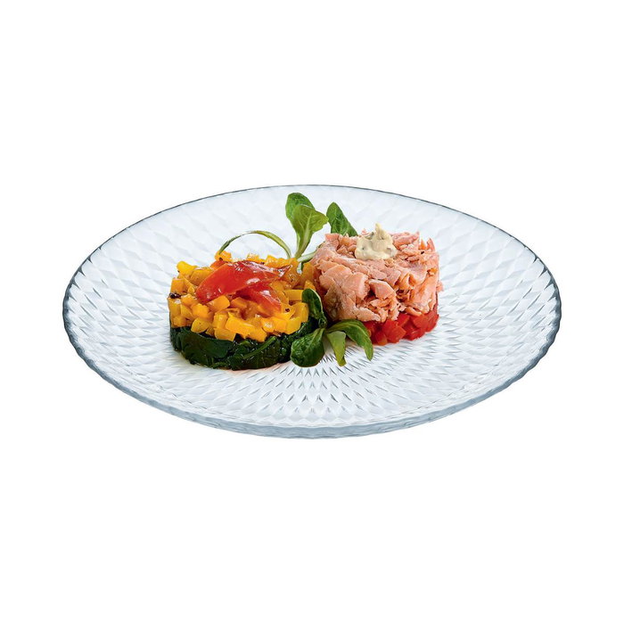 Plato Postre Vidrio Pampille Clear Luminarc 19 cm