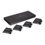 Lindy 38155 Extensor y Divisor HDMI e IR de 4 Puertos con Loop Out