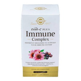 Solgar Immune Complex 60 Cápsulas - Vitamina C, Zinc y Equinácea para el Sistema Inmune