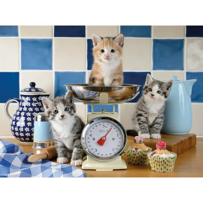Ravensburger Rompecabezas Gatitos en la cocina de 1500 piezas Ravensburger Rompecabezas Gatitos en la cocina de 1500 piezas