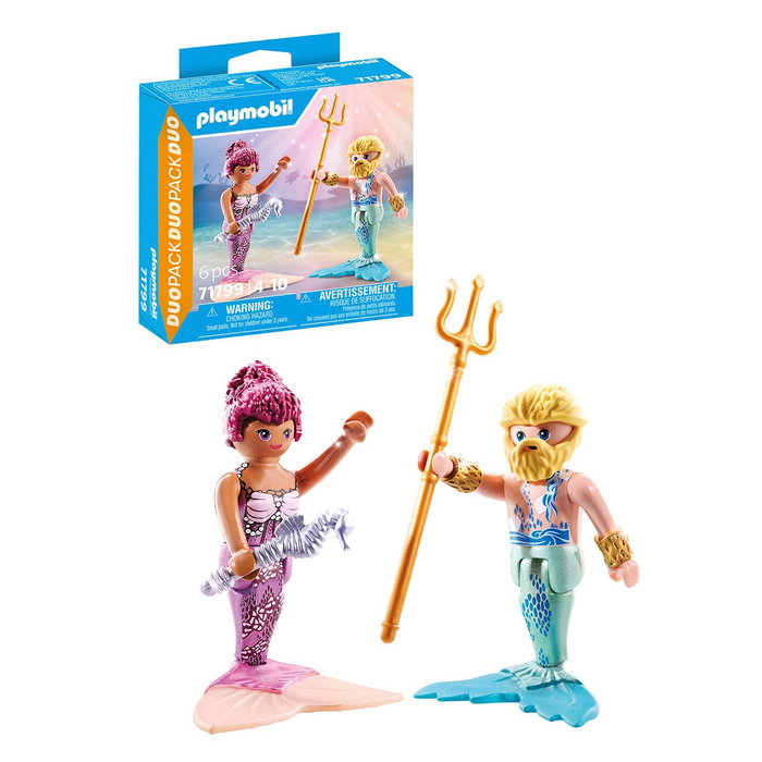 Playmobil Sirena Y Tritón Duo Pack 71799