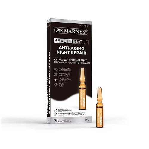 MARNYS Beauty In & Out Night Repair 7 ampollas Anti-Aging MARNYS Beauty In & Out Night Repair 7 ampollas Anti-Aging