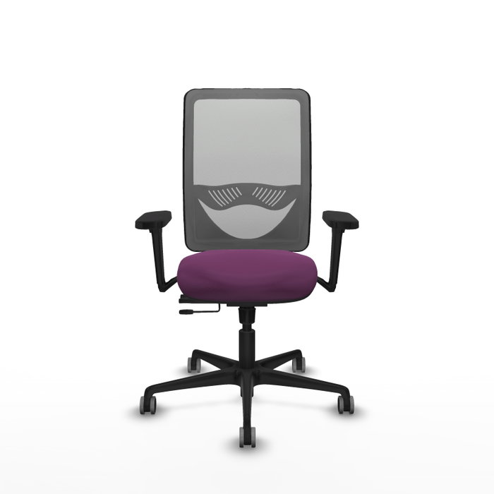 PIQUERAS Y CRESPO Silla de oficina Zulema Morado y Gris