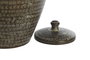 DKD Home Decor Tibor de Aluminio Patinado Verde Mundra