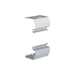 Hager BRS651709 Par de placas de pared blancas de acero