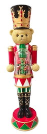 DKD Home Decor Figura LED de Resina con Movimiento Musical en Rojo y Verde