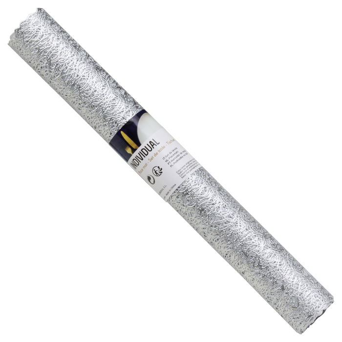 Saveur et Degustation Individual Table En Fête 45x30 cm Colores Surtidos Plateado Dorado