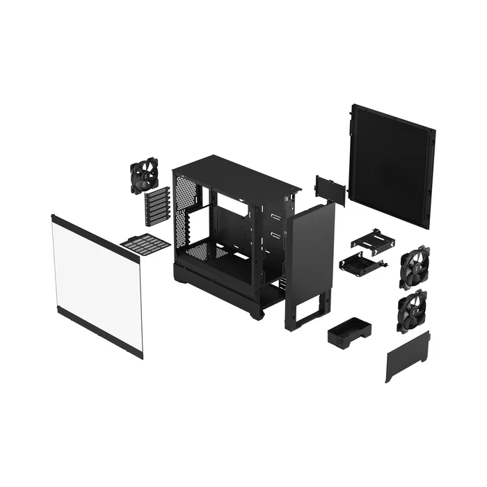 Fractal Design Pop Silent Negro con Vidrio Templado