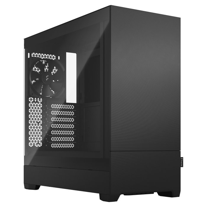 Fractal Design Pop Silent Torre PC ATX Negro con Ventana de Cristal Templado, para Micro-ATX y Mini-ITX, Gestión de Cables, Silencioso, Gaming