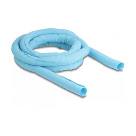 DeLOCK Manga tejida de cierre automático resistente al calor 2 m x 19 mm azul