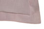 DKD Home Decor Cojín de Lino Malva con Flecos 50x30 cm