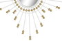 DKD Home Decor Espejo de Metal y Cristal Blanco 80x80 cm