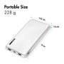 LogiLink Power Bank 10000mAh con 1x USB-C y 2x USB-A, Blanco
