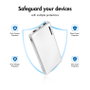 LogiLink Power Bank 10000mAh con 1x USB-C y 2x USB-A, Blanco