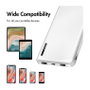 LogiLink Power Bank 10000mAh con 1x USB-C y 2x USB-A, Blanco