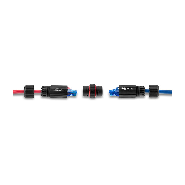 DeLOCK 90780 Conector RJ45 hembra a RJ45 hembra Cat.6 M16