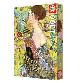 Educa Puzzle 1000 Dama Con Abanico Gustav Klimt 19932