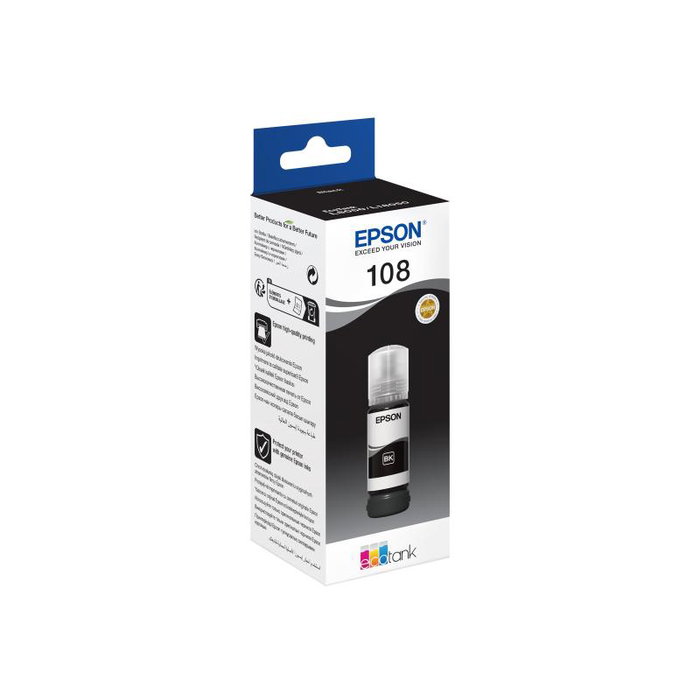 Epson 108 Cartucho de tinta Negro 70ml (C13T09C14A)