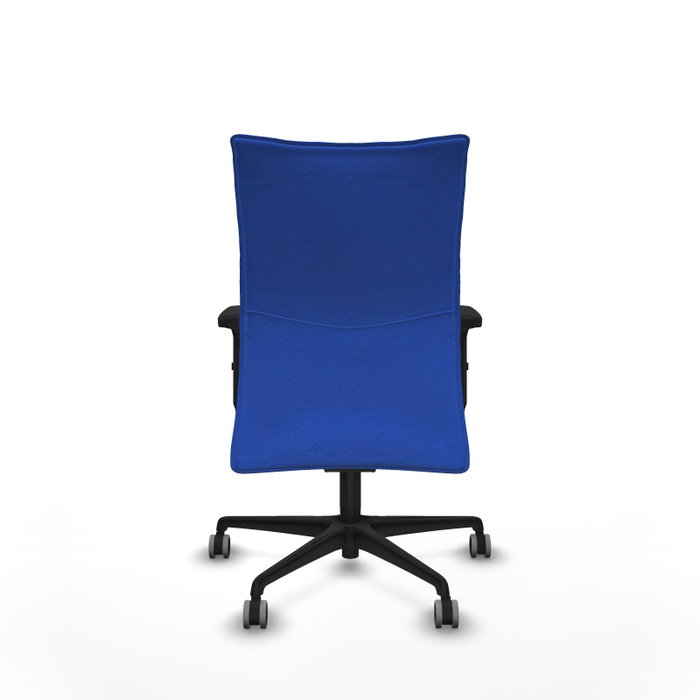 PIQUERAS Y CRESPO Silla Albacete Confidente Azul con Mecanismo Sincro PIQUERAS Y CRESPO Silla Albacete Confidente Azul con Mecanismo Sincro