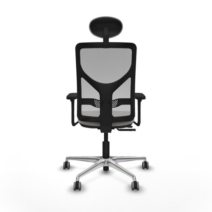 PIQUERAS Y CRESPO Silla de oficina Motilla Blanco y Gris PIQUERAS Y CRESPO Silla de oficina Motilla Blanco y Gris