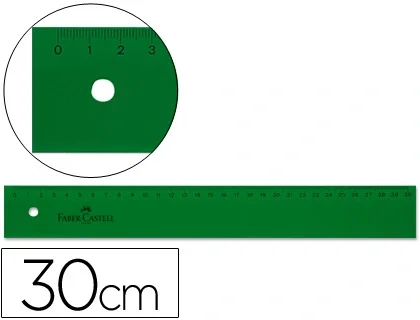 Faber-Castell Regla Técnica de 30 cm Verde Faber-Castell Regla Técnica de 30 cm Verde