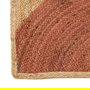 Alfombra Terracota Yute Decoración 160 X 230 cm