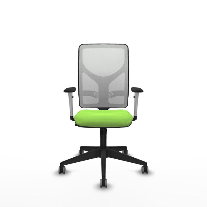 PIQUERAS Y CRESPO Silla de oficina Motilla Pistacho y Blanco con mecanismo Sincro PIQUERAS Y CRESPO Silla de oficina Motilla Pistacho y Blanco con mecanismo Sincro