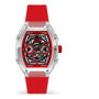 Ice Reloj 024288 con correa roja y caja transparente