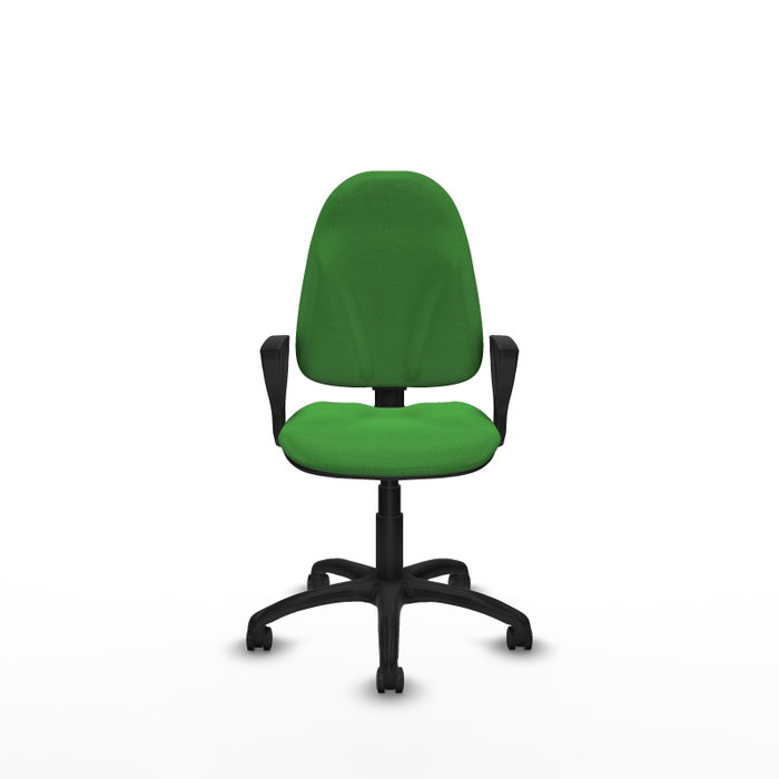 PIQUERAS Y CRESPO Silla de oficina Algarra Verde con Brazos Fijos